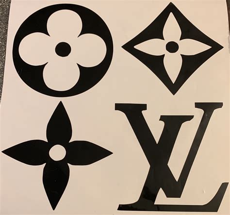 louis vuitton stencil stickers